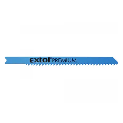 EXTOL PREMIUM Plátky do přímočaré pily 5ks, 75x2,5mm, úchyt UNIVERSAL, Bi-metal 8805703