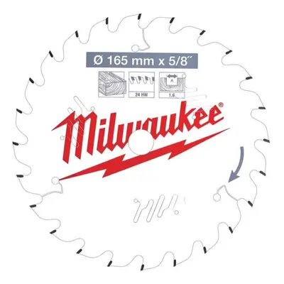 Pilový kotouč na dřevo Milwaukee CSB P W 165 x 15,87 x 1,6 mm 24ATB 4932471311