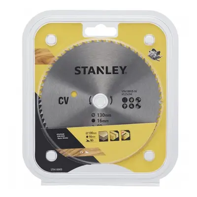 Pilový kotouč pro příčné řezy 130 x 16 mm, 80 zubů Stanley STA10005 STA10005