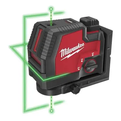 Aku kombinovaný křížový, liniovo bodový laser USB Milwaukee L4 CLLP-301C 4933478099