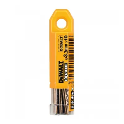 Vrták do kovu HSS-E COBALT 3,3×65mm (10ks) DeWALT DT4922 DT4922