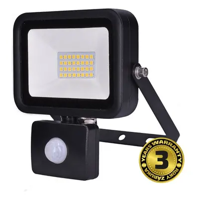 Solight LED reflektor PRO se senzorem, 30W, 2550lm, 5000K, IP44 WM-30WS-L