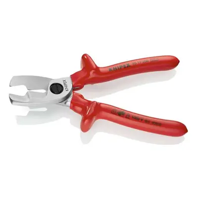 Kabelové nůžky 200 mm - 1000V. KNIPEX 95 17 200 - Chromováno, VDE - izolace ponorem v lázni 95 1