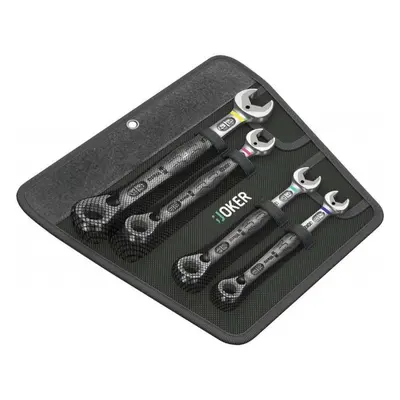 Wera 020092 Očkoploché ráčnové klíče 7/16 ÷ 3/4" 6001 Joker Switch 4 Imperial Set 1, palcové (Sa