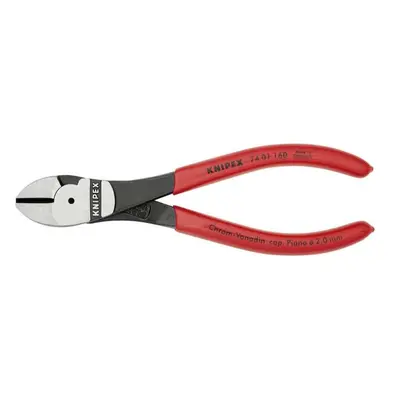 Silové boční štípací kleště 160 mm KNIPEX 74 01 160 - leštěná hlava, plastové návleky 74 01 160