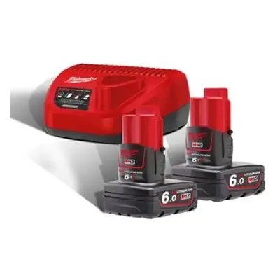 Milwaukee M12 NRG-602 Sada baterií a nabíječky 4933451903