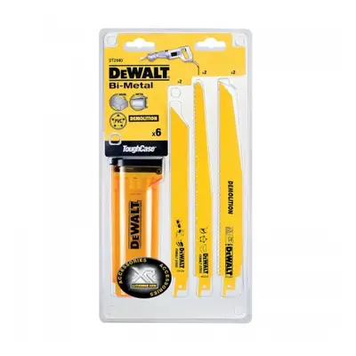 6-ti dílná sada pilových plátků na dřevo a kov DeWALT DT2440L DT2440L