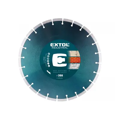 EXTOL INDUSTRIAL Kotouč diamantový řezný segmentový na BETON, 350x25,4mm 8703082