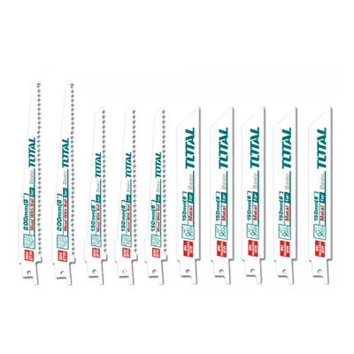 Sada řezacích plátků TOTAL, 10ks, BiMetal TRSB1001
