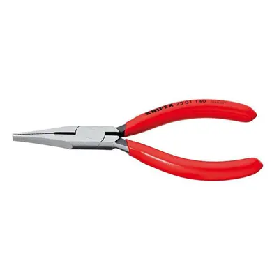 Ploché kleště 140 mm s břitem KNIPEX 23 01 140 - leštěná hlava, plastové návleky 23 01 140