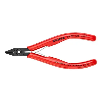 Boční štípací kleště pro elektroniku 125 mm KNIPEX 75 02 125 - leštěná hlava, vícesložkové návle