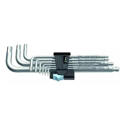 Wera 022720 Zástrčné klíče inbus 3950/9 Hex-Plus Stainless 1, nerezová ocel (Sada 9 dílů) 05022