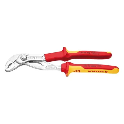 Instalatérské kleště VDE-Cobra 250 mm. KNIPEX 87 26 250 - 1000V. Chromováno, vícesložkové návlek