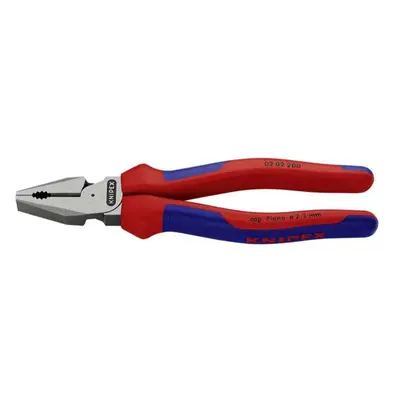 Silové kombinované kleště 200 mm. KNIPEX 02 02 200 - leštěná hlava, vícesložkové návleky 02 02 2