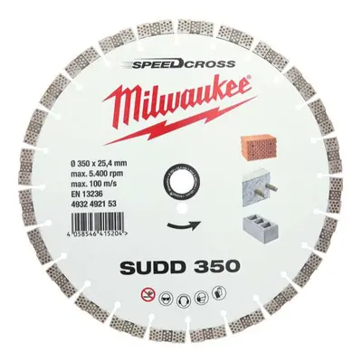 Diamantový rozbrušovací kotouč Milwaukee SUDD 350 mm - tichý 4932492153