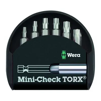 Wera 056294 Houževnaté bity Bit-Check 7 TX Universal 1 s držákem 893/4/1 K (Sada 7 dílů) 0505629