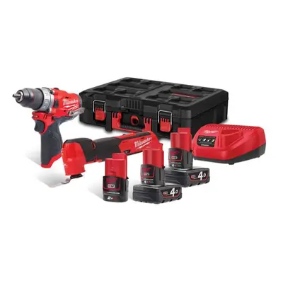 Sada aku nářadí Milwaukee M12 FPP2AX-423P 4933478825