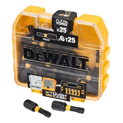 DT70558T Sada bitů s drážkou Torx T25, 25ks, 25 mm, torzní, DeWALT, DT70558T