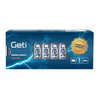 Baterie AAA (LR03) alkalická GETI 1,5V (10 kusů) 04270420