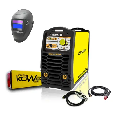 KOWAX GeniArc 160EVO + 3m Kabely + Kukla + Elektrody 2.5mm/2.5kg KWXSTGA160EVO_S03A