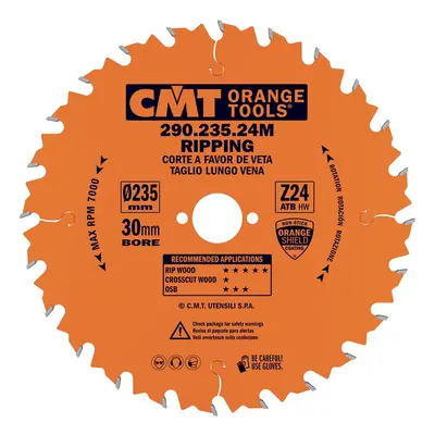 CMT Orange Tools CMT Orange Pilový kotouč pro podélné řezy - D235x30 Z24 HW C29023524M