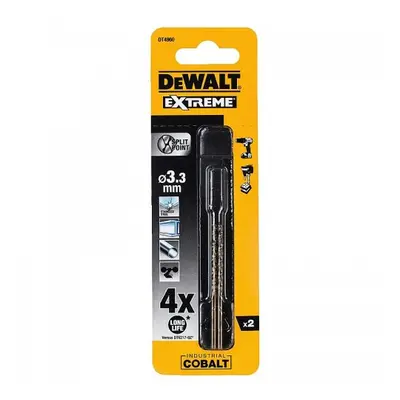 Vrták do kovu HSS-E COBALT 3,3x65mm (2ks) DeWALT DT4960 DT4960