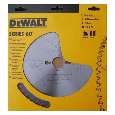 Pilový kotouč 250x30mm 48z ATB 10° DeWALT DT4323 DT4323