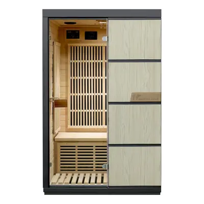 HEALTHLAND Infrasauna DeLuxe 2222 Carbon BT 6420SLPL19W