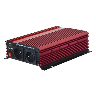 Měnič napětí GETI GPI 1612 12V/230V 1600W USB 04230470