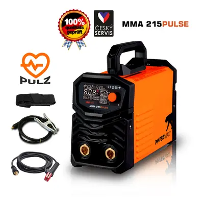 PANTERMAX MMA215pulse invertorová svářečka MMA/TIG PMMMA215pulse