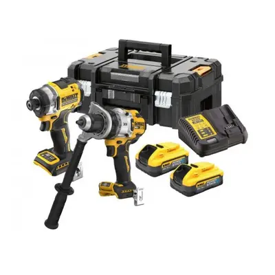 Aku bezuhlíková kombo sada nářadí 18V 2x5,0 Ah XR DeWALT POWERSTACK DCK2200H2T DCK2200H2T