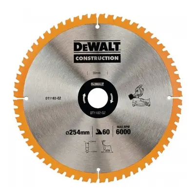 Pilový kotouč 254x30mm 60z ATB 7° DeWALT DT1182 DT1182