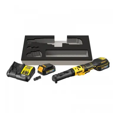 Aku ráčna s 3/8’’+ 1/2” s čtvercovou výměnnou hlavou 18V 2x1,7Ah DeWALT DCF510E2G DCF510E2G