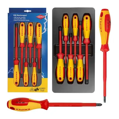 Elektrikářské šroubováky VDE Knipex 00 20 12 V01 (Sada 6 ks) PL+PH 00 20 12 V01