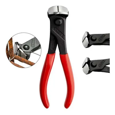 Čelní štípací kleště 160 mm KNIPEX 68 01 160 - leštěná hlava, plastové návleky 68 01 160