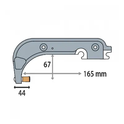 Náhradní rameno k bodovacím kleštím GYS typ C12 - izolované 022997