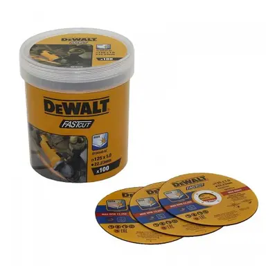 Kotouč na nerezovou ocel 125x1,0 mm 100ks DeWALT DT20540 DT20540