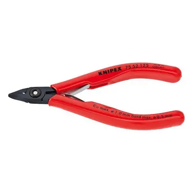 Boční štípací kleště pro elektroniku 125 mm KNIPEX 75 52 125 - leštěná hlava, vícesložkové návle