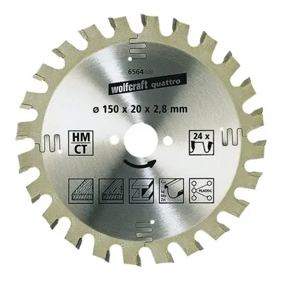 WOLFCRAFT - pilový kotouč 210×30mm Z34 - hrubé řezy 6581000