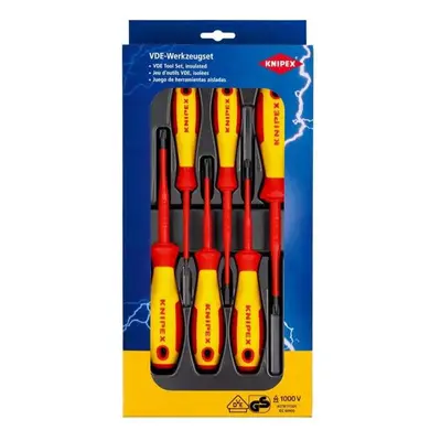 Elektrikářské šroubováky PH/S-PZ/S-SL VDE Knipex 00 20 12 V05 (Sada 6 ks) 00 20 12 V05