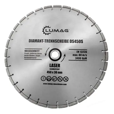 Lumag Germany Diamantový řezný kotouč Lumag DS450S Segment DS450S