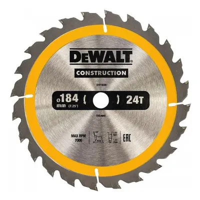 Pilový kotouč 184x16mm 24z DeWALT DT1939 DT1939