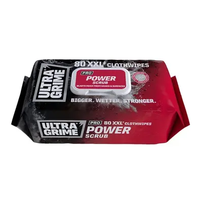 ULTRAGRIME - Profi čisticí ubrousky POWER SCRUB 80 ks XXL 5920