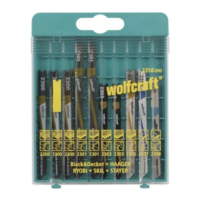 WOLFCRAFT - pilové plátky hloubka řezu 1-50mm - 10 ks 2356000