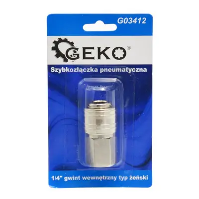 GEKO Pneumatické rychlospojky s vnitřním 1/4" závitem (blistr) (10/100) G03412