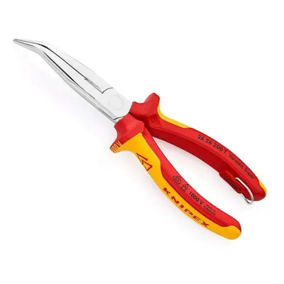 Půlkulaté kleště s břity (zobákovité) Knipex 26 26 200 T - 1000V. Chromováno, vícesložkové návle