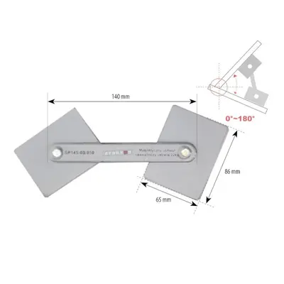 Spartus Úhlový magnet 22kg, regulovatelný úhel 0°- 180° SP145-03-050