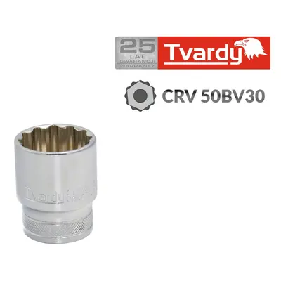 GEKO Čtyřhranná hlavice 1/2" 24 mm TVARDY (10/100) T00143-24