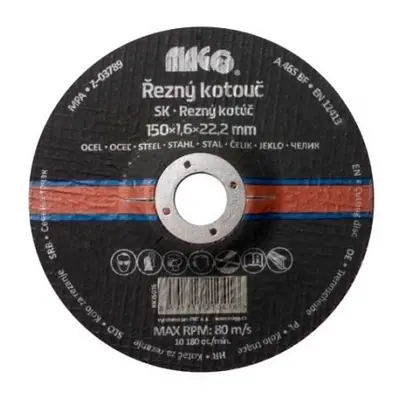 Magg Řezný kotouč na kov 150x1,6x22,2mm RK15016