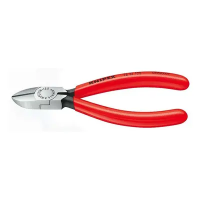 Boční štípací kleště pro elektromechaniky 125 mm KNIPEX 76 01 125 - leštěná hlava, plastové návl